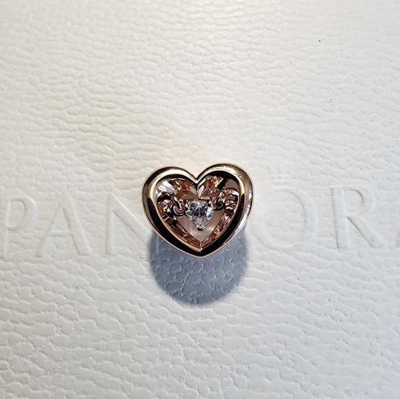 Pandora Radiant Heart & Floating Stone Charm - Picture 2 of 4